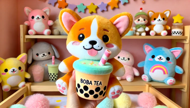 Corgi Boba Tea Plush: The Perfect Blend of Cuteness and Comfort